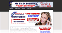 Desktop Screenshot of mrfixitplumbing.com